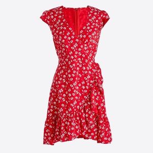J. Crew Factory faux wrap mini dress